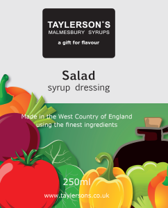 salad syrup label pic